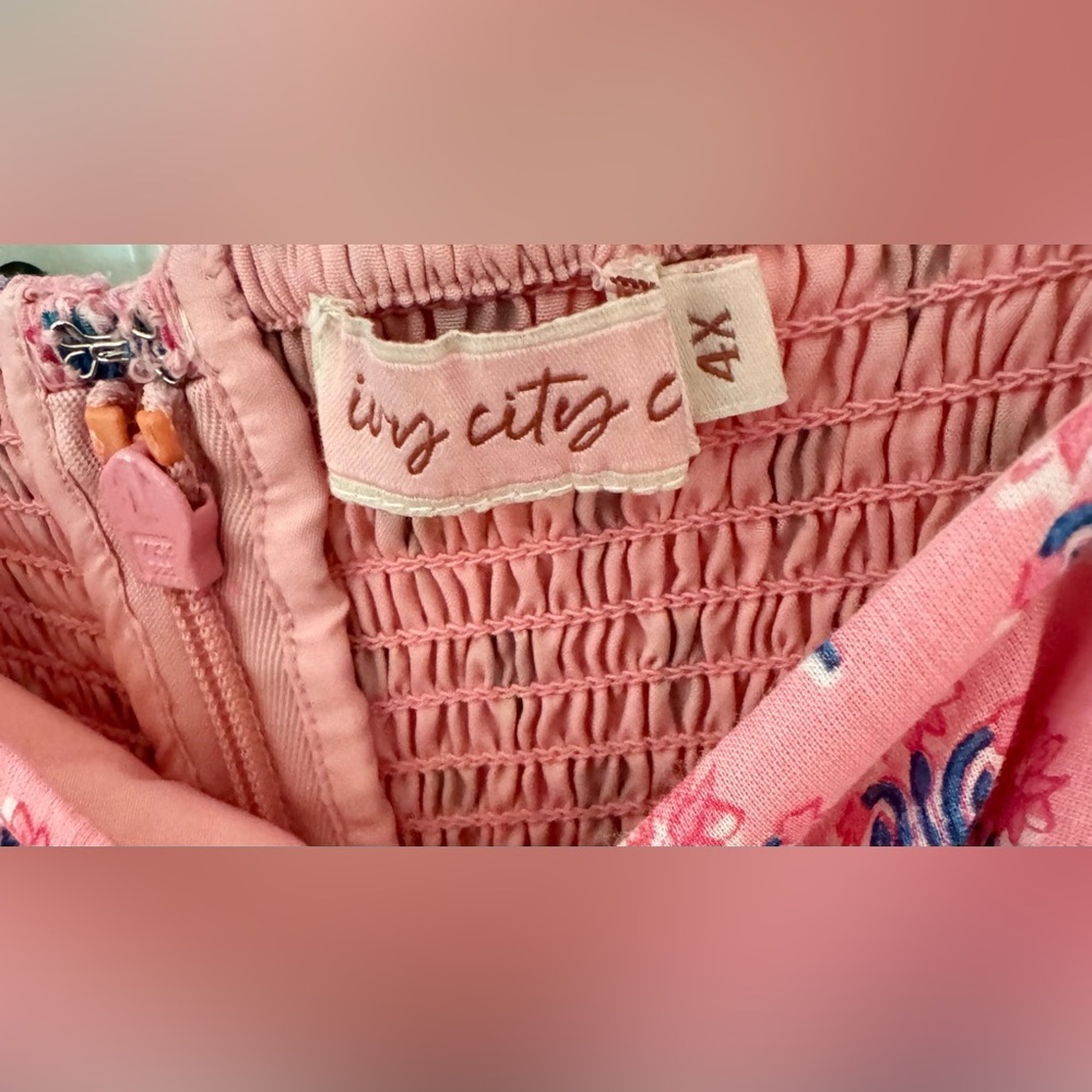 Ivy City Co Catalina Floral Midi Dress in Pink - Picture 7 of 11